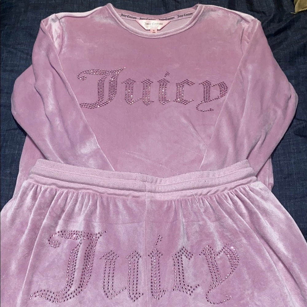 Juicy Couture Lavender Velour Set